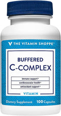 The Vitamin Shoppe Complejo C Amortiguado, 100 Cápsulas