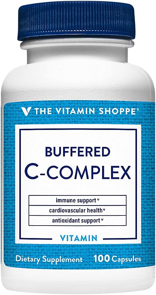 The Vitamin Shoppe Complejo C Amortiguado, 100 Cápsulas