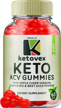 Ketovex Keto BHB Gummies Advanced Formula - Gomitas Keto con ACV y B12, 60 unidades