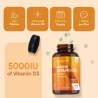 WeightWorld Vitamina D3 Vegana 5000 UI - 240 Comprimidos