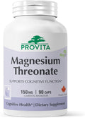 Provita Magnesio L-Treonato | Apoyo Cognitivo y Equilibrio Electrolítico Cerebral | 50 mg de Magnesio Elemental | Cápsulas Veganas