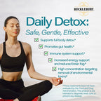 BUCKLEBURY Cápsulas de Zeolita Micronizada - Detox Mineral para Adultos - Apoyo para el Sistema Inmunológico, Metabolismo y Salud Digestiva - Fórmula Avanzada para Hombres y Mujeres - 90 Cápsulas Veganas
