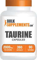 Cápsulas de Taurina 2000mg - 360 Cápsulas