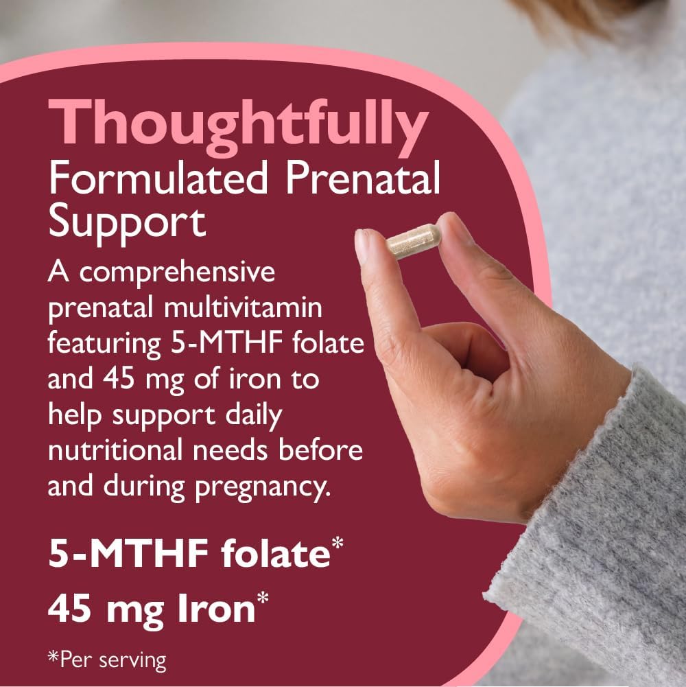 Celebrate Vitamins Multivitamínico Prenatal Bariátrico con Folato, Hierro, Yodo y Colina - 60 Cápsulas