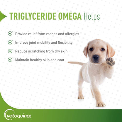 Vetoquinol Triglyceride OMEGA - Aceite de – Vitamina A: Esencial para la visión, el crecimiento celular y la – Image 2