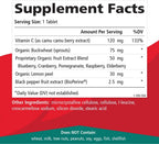 Whole-C Vitamina C Alimento Integral - 30 Comprimidos