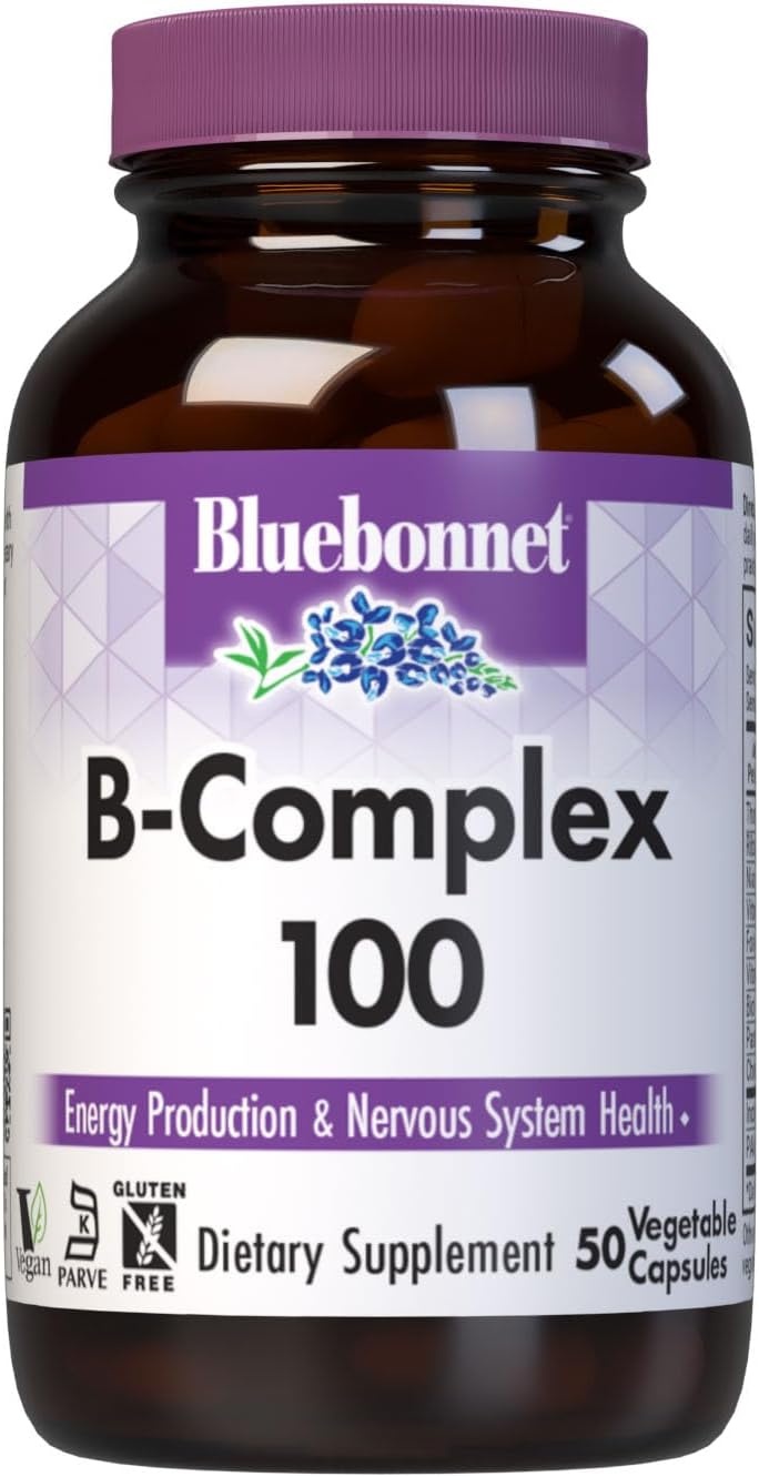 Bluebonnet Nutrition B Complex 50 Cápsulas Vegetales
