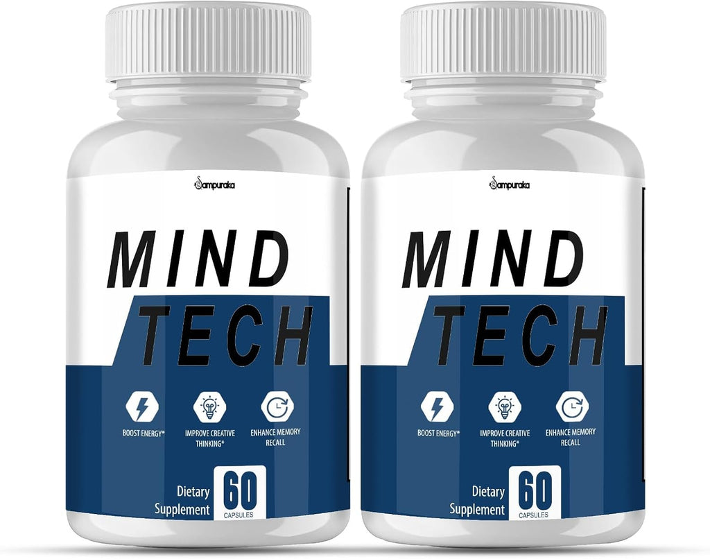 Mind Tech Advanced New Formula Supplement (2 Paquetes, 60 Días)