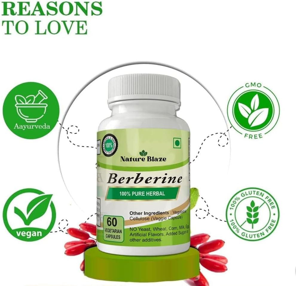 Ayurvedic Berberine (60 Cápsulas) - Organic Herbs
