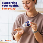 Vitamatic P5P 100 mg – Forma Activa de Vitamina B6 (Piridoxal Fosfato) – 240 Comprimidos