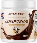 Vitamatic Calostro Bovino 30% IgG en Polvo - Sabor Vainilla - 72g (30 porciones)
