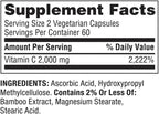 Spring Valley Ultra Strength Vitamina C 2000 mg - 120 Cápsulas