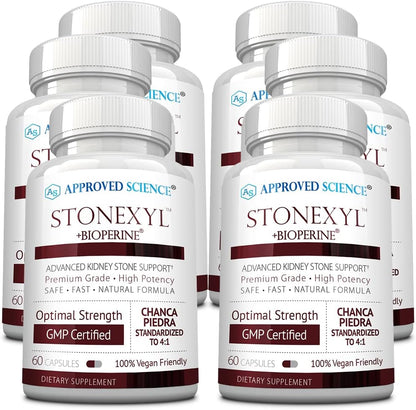 Approved Science Stonexyl - Apoyo Herbal – Chanca Piedra (Phyllanthus niruri) : Conocida como "rompepiedras", esta – Image 1