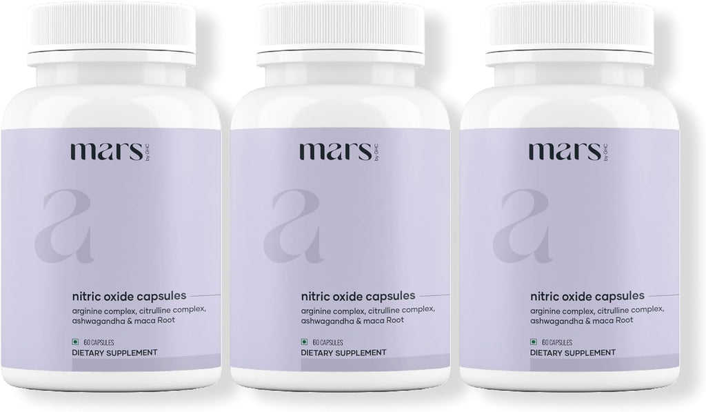 Mars Cápsulas de Óxido Nítrico – Pack de 3