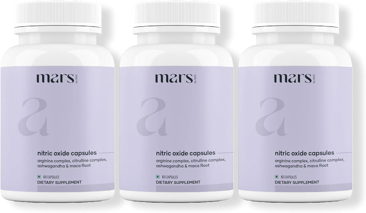 Mars Cápsulas de Óxido Nítrico – Pack de 3 - görsel 1