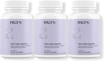 Mars Cápsulas de Óxido Nítrico – Pack de 3