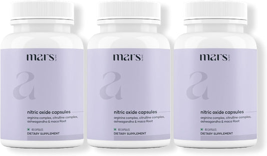 Mars Cápsulas de Óxido Nítrico – Pack de 3