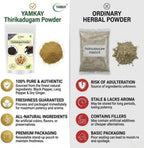 YAMKAY Thirikadugam en Polvo 300g – Trikatu Churna – Mezcla Herbal de Tres Pimientos y Jengibre