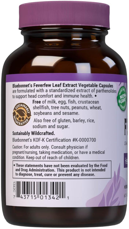 BlueBonnet Nutrition - Extracto de Hoja de Matricaria, 60 Cápsulas Vegetales – Image 3