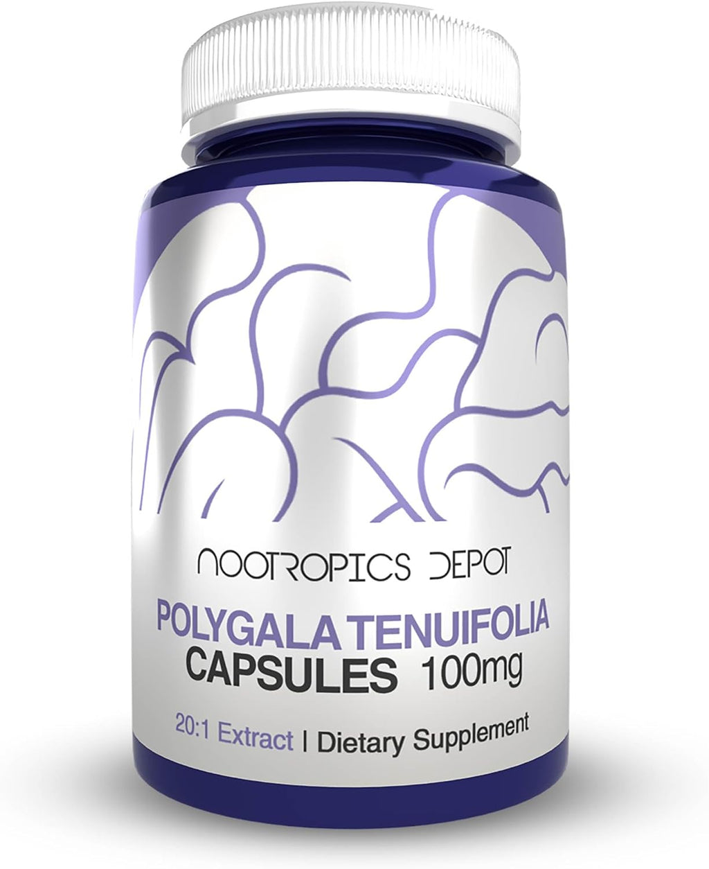 Polygala tenuifolia Cápsulas | 100mg | 180 Cápsulas | Extracto 20:1 | Yuan Zhi | Nootropics Depot
