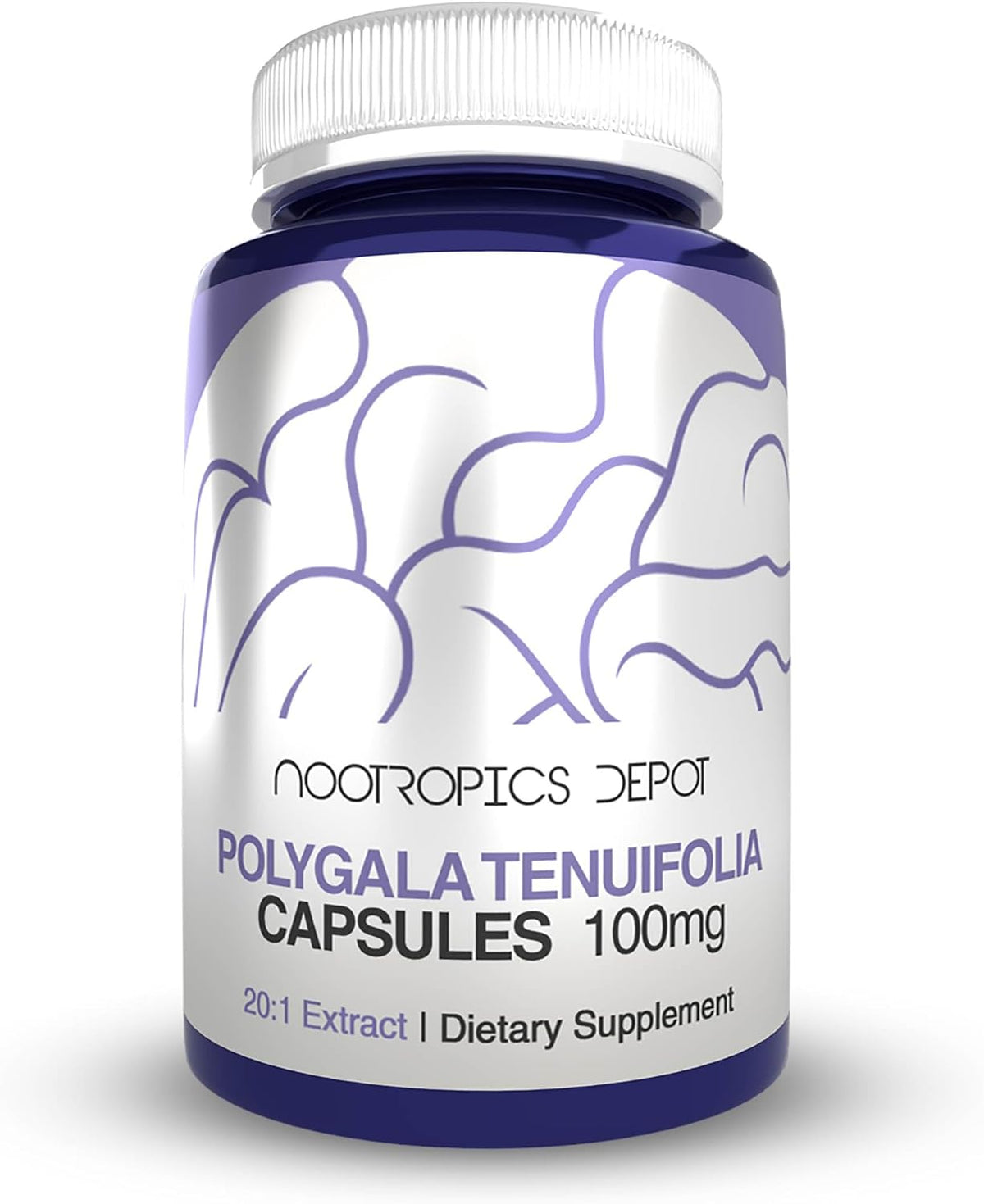Polygala tenuifolia Cápsulas | 100mg | 180 – Función cognitiva: Algunos estudios indican que los compuestos – Image 1