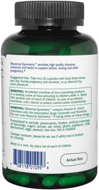 Vitanica Maternal Symmetry, Vitaminas Pre y Postnatales, Veganas, 180 Cápsulas