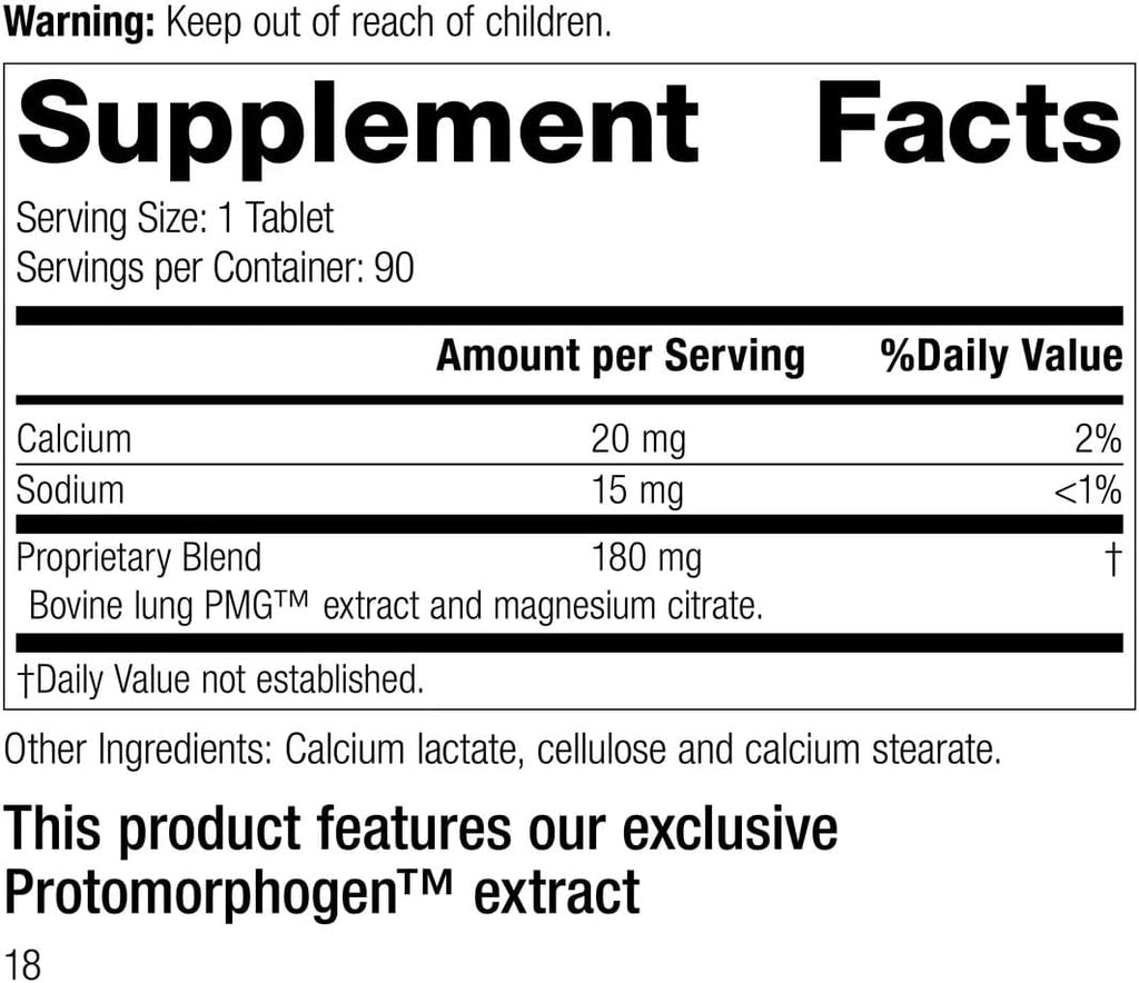 Pneumotrophin PMG 90 comprimidos (90)
