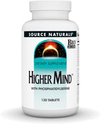 Source Naturals Higher Mind, con Fosfatidilserina - 120 Comprimidos