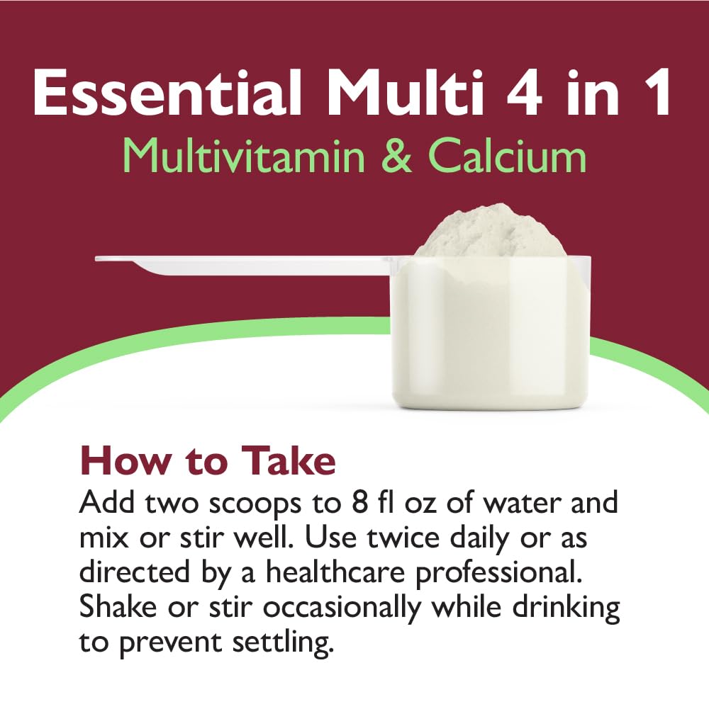 Celebrate Essential Multi 4 en 1 - Multivitamínico Bariátrico en Polvo, Sabor Chocolate, 14 Raciones
