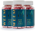 WEEM Gominolas Hair Skin and Nails - Biotina Vegana para Cabello, Piel y Uñas