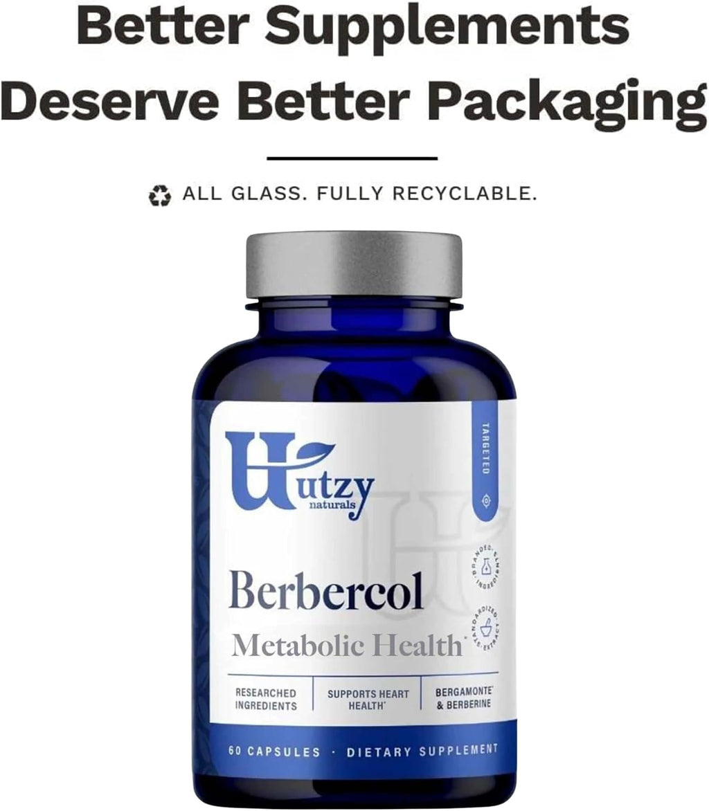 Berbercol | 500mg Citrus Bergamot (as Bergamonte) and Berberine | 60 Capsules