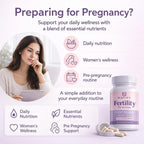 Natifi Conception - Vitaminas Prenatales de Fertilidad, Regulan el Ciclo y Equilibran Hormonas, 60 Cápsulas