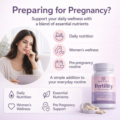 Natifi Conception - Vitaminas Prenatales de – Mio-inositol: Tradicionalmente utilizado para apoyar la función – Image 2