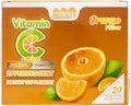 Vitamina C + Zinc Polvo Efervescente Sabor Naranja – 30 Sobres – Complemento Alimenticio para el Sistema Inmunitario