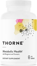 THORNE Metabolic Health - Bergamota y Cúrcuma Fitocoma - 120 Cápsulas