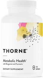 THORNE Metabolic Health - Bergamota y Cúrcuma Fitocoma - 120 Cápsulas