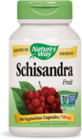 Nature's Way Schisandra Fruit - 100 Cápsulas