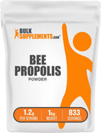 BulkSupplements.com Polvo de Propóleo de Abeja - 500 g (1.1 lbs)