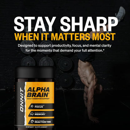 ONNIT Alpha Brain - Suplemento Nootrópico de – Claridad mental y agilidad cognitiva: la combinación de – Image 3