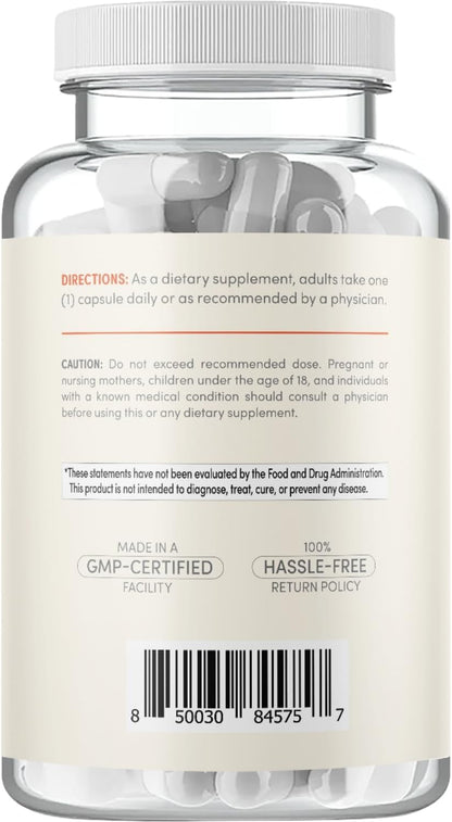 Clear Formulas Bioactive SAM-e 750mg - 90 Cápsulas - Suplemento de SAM-e de Alta Resistencia con Forma S,S Biológicamente – Image 7
