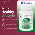 GeriCare One-Daily Multi-Vitamin con Hierro, 100 Comprimidos