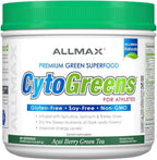 ALLMAX CytoGreens Super Greens Powder - Acai Berry Green Tea (60 porciones)