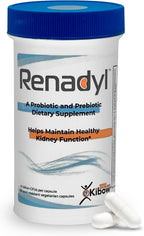 Renadyl Probiótico Renal | Apoyo para Urea, Creatinina y Ácido Úrico | 45 mil millones UFC | 60 Cápsulas