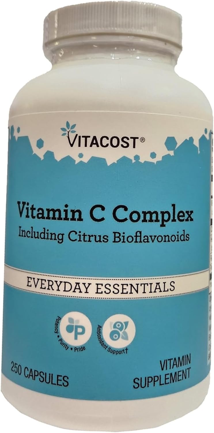 Vitacost Vitamin C Complex with Citrus Bioflavonoids, 250 Capsules