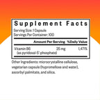 Seeking Health P-5-P (Piridoxal 5-Fosfato) - 25 mg, 100 Cápsulas