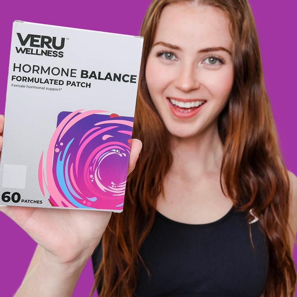 Veru Wellness Parche de Equilibrio Hormonal - Myo Inositol y D-Chiro, 60 Parches