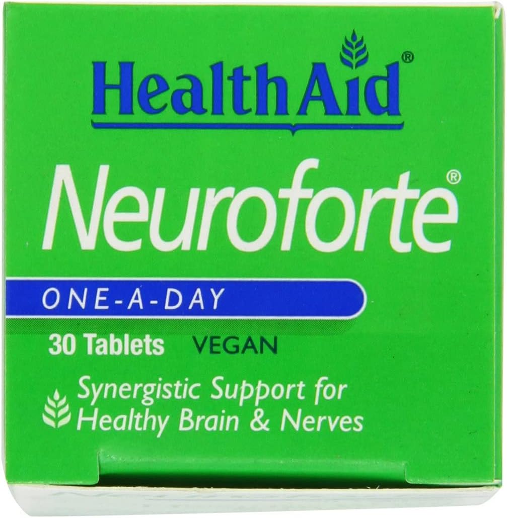 Health Aid NeuroForte Complejo B con Aminoácidos - 30 Comprimidos