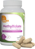 Zahler Methylfolate - Metilfolato 1000 mcg DFE (L-Metilfolato) - 60 Cápsulas