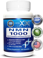 Genex Formulas NMN 250mg (3 Paquetes) - Cápsulas de Mononucleótido de Nicotinamida, 99% Puro, 90 Días de Suministro