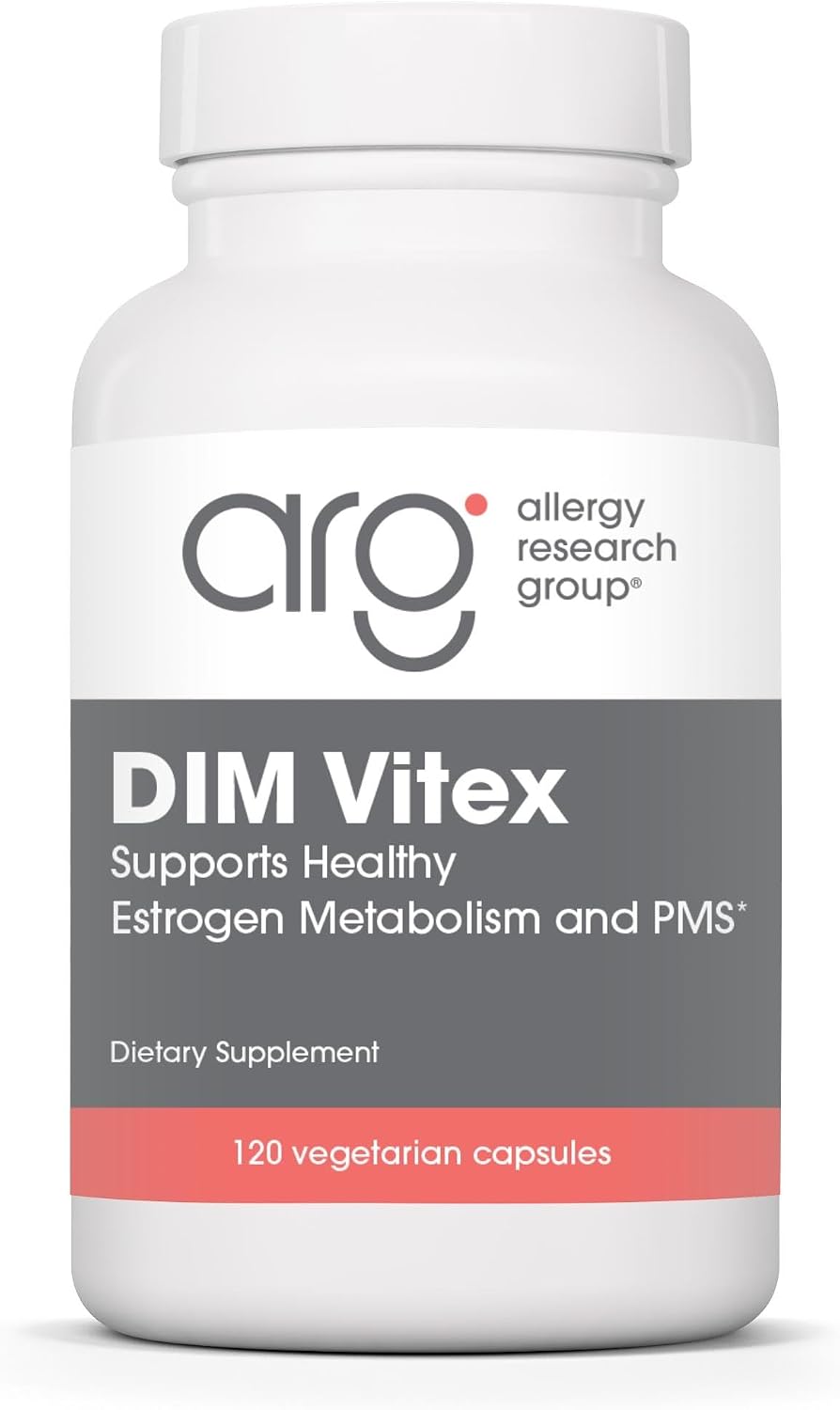 Allergy Research Group DIM Vitex - Apoyo al Metabolismo Estrogénico - 120 Cápsulas